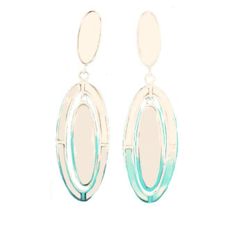 S317503S- Sterling Silver Earrings with Mother of Pearl