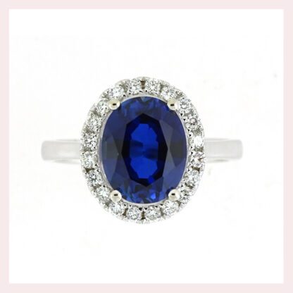 Sapphire & Diamond Ring in Gold