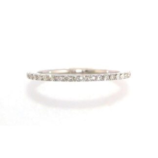 Diamond Band in 14KT White and Yellow Gold