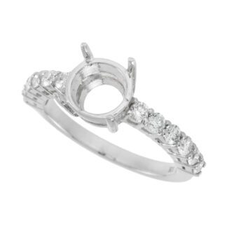 436820 Engagement Ring in 14KT White Gold