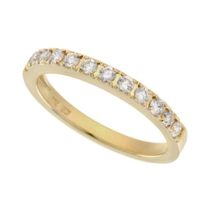 436920B-Y Diamond Wedding Band in 14KT Yellow Gold