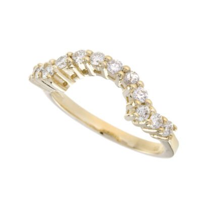 459321B Diamond Wedding Band in 14KT Yellow Gold