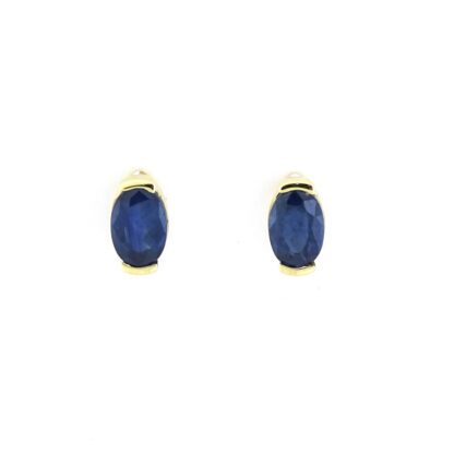 2912S-Y Sapphire Stud Earring in 10KT Yellow Gold